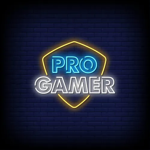 Pro Gamer Neon Sign - Custom Hats Now
