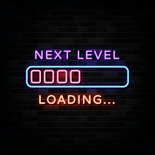 Next Level Neon Sign - Custom Hats Now