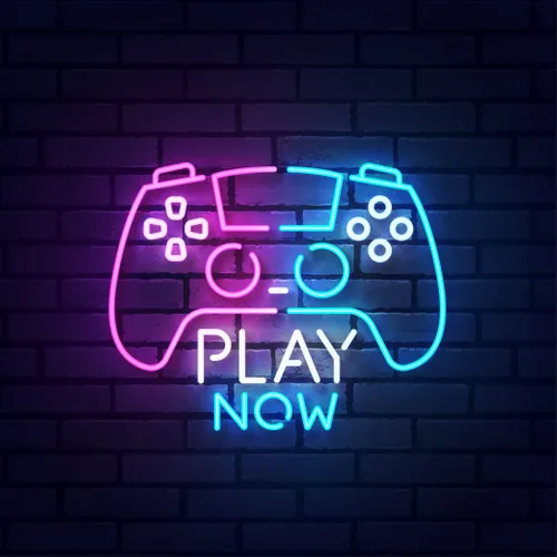 Play Now Neon Sign - Custom Hats Now