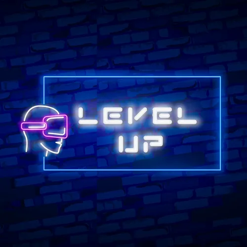 Level Up Neon Sign - Custom Hats Now