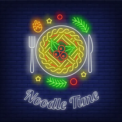 Noodle Time Neon Sign - Custom Hats Now