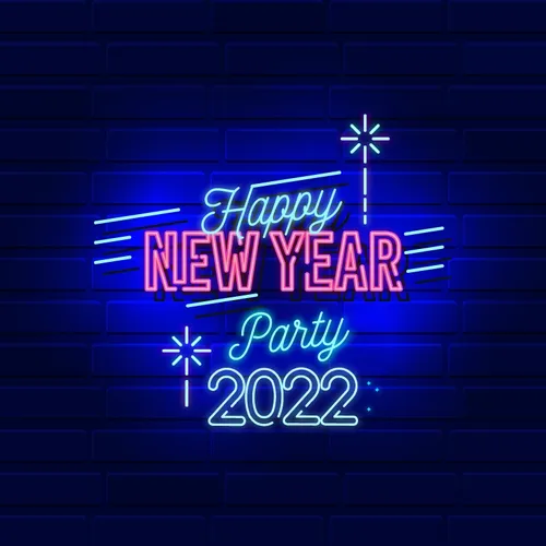 New Year Party Neon Sign - Custom Hats Now