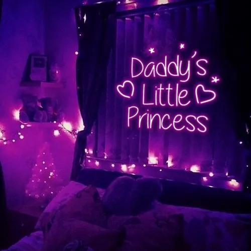 Daddy's Little Princess Neon Sign - Custom Hats Now