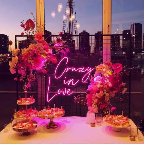 Crazy in Love Neon Sign - Custom Hats Now