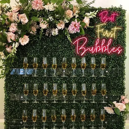 But First Bubbles Neon Sign - Custom Hats Now