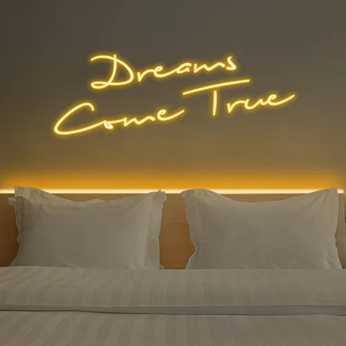 Dreams Come True Neon Sign - Custom Hats Now