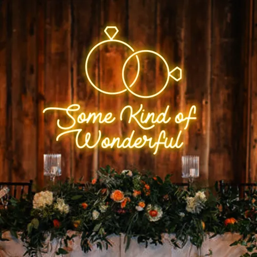 Some Kind Of Wonderful Neon Sign - Custom Hats Now