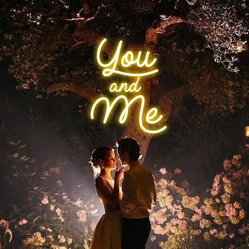 You And Me Neon Sign - Custom Hats Now