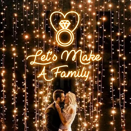 Let's Make A Family Neon Sign - Custom Hats Now