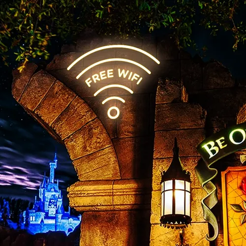 Free Wifi Neon Sign - Custom Hats Now