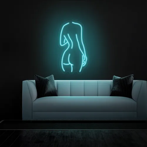 Sexy Silhouette Neon Sign - Custom Hats Now