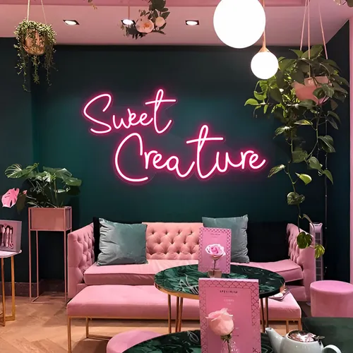 Sweet Creature Neon Sign - Custom Hats Now