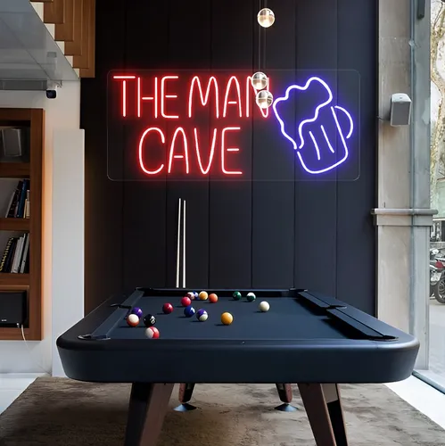 The Man Cave Neon Sign - Custom Hats Now