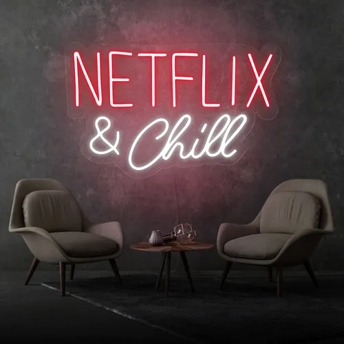Netflix and Chill Neon Sign - Custom Hats Now