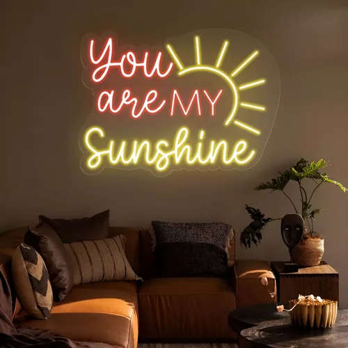 You Are My Sunshine Neon Sign - Custom Hats Now