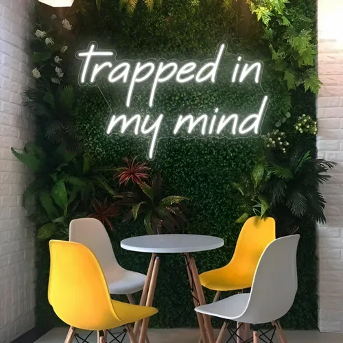 Trapped in my Mind Neon Sign - Custom Hats Now