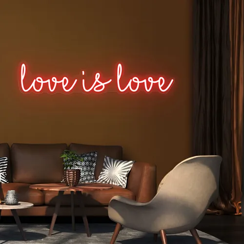 Love Is Love Neon Sign - Custom Hats Now