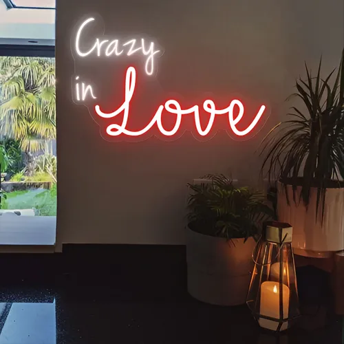 Crazy In Love Neon Sign - Custom Hats Now