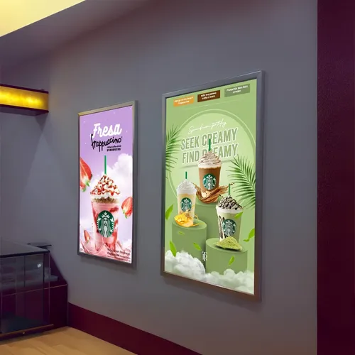 Aluminum Photo Frame Slim light Box - Custom Hats Now