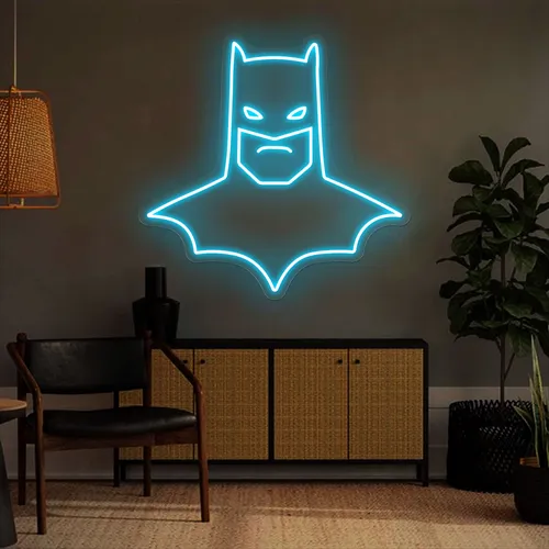 Batman Neon Sign - Custom Hats Now