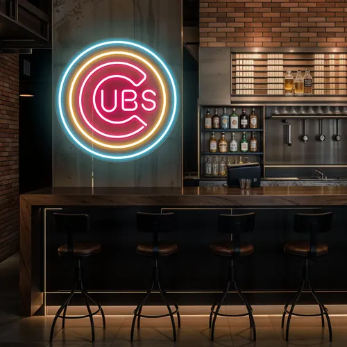 Cubs Neons Sign - Custom Hats Now