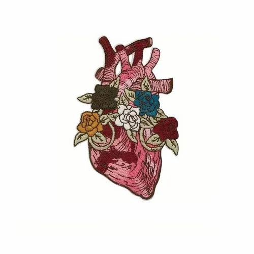 Heart of Flowers Patch - Custom Hats Now