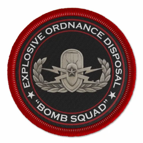 Explosive Ordinance Disposal Military Patch - Tote Bags Now