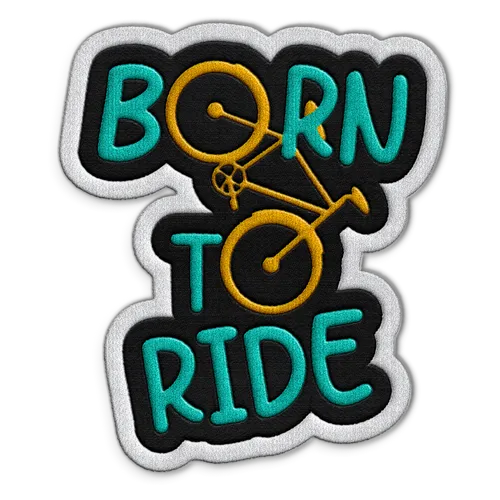 Born To Ride Hat Patch - Custom Hats Now