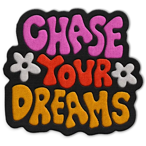 Chase Your Dreams Hat Patch - Tote Bags Now