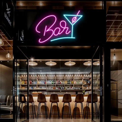 Oh Cocktail Bar Neon Sign - Custom Hats Now