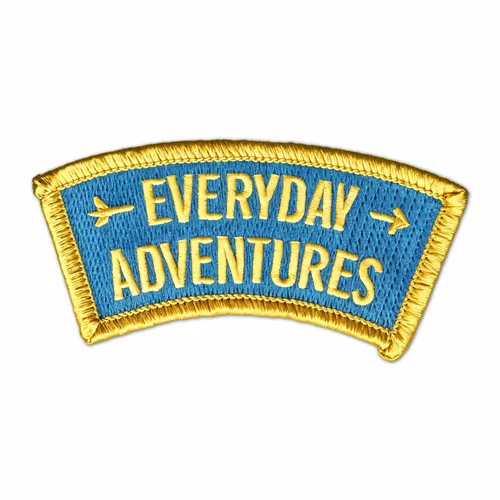 Everyday Adventures Iron On Patch - Custom Hats Now