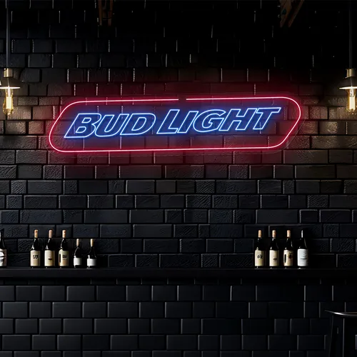 Chill Bud Light Neon Sign - Custom Hats Now
