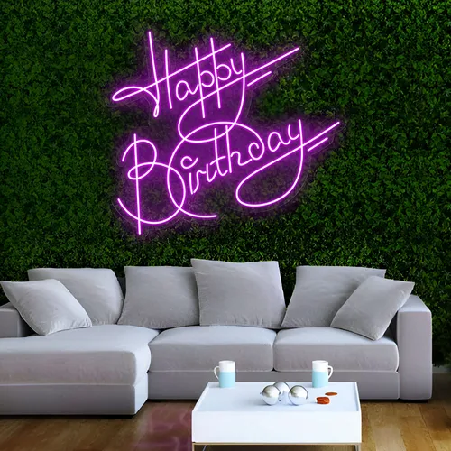 Oh So Hot Happy Birthday Neon Sign - Custom Hats Now
