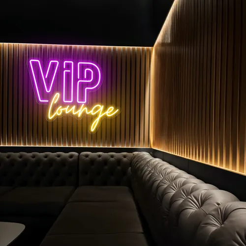 VIP Lounge Neon Signs - Custom Hats Now