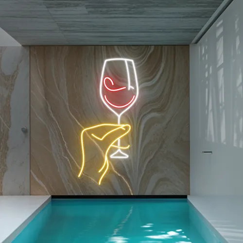 Sassy Glass Neon Sign - Custom Hats Now