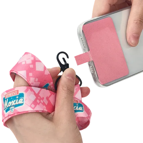 Lanyard & Blank Insert Phone Wallet - Custom Hats Now