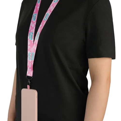 Lanyard & Blank Insert Phone Wallet - Custom Hats Now