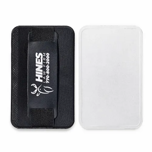 Leather Phone Wallet with Hand Grip - Custom Hats Now