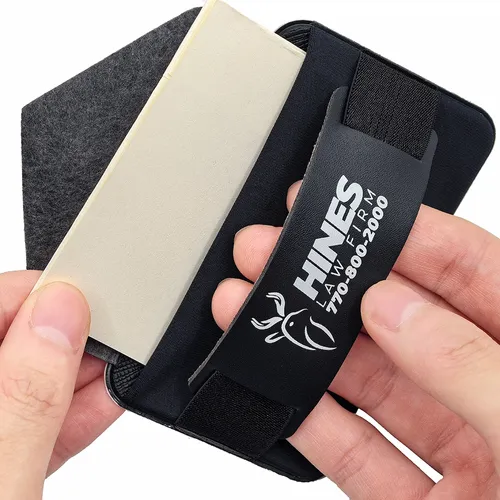 Leather Phone Wallet with Hand Grip - Custom Hats Now