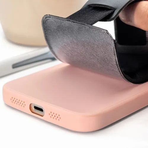 Leather Phone Wallet with Hand Grip - Custom Hats Now