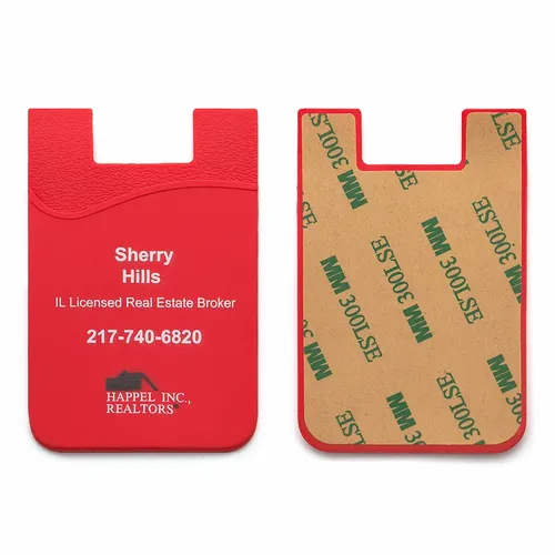 Silicone Phone Wallet Card Holder - Custom Hats Now