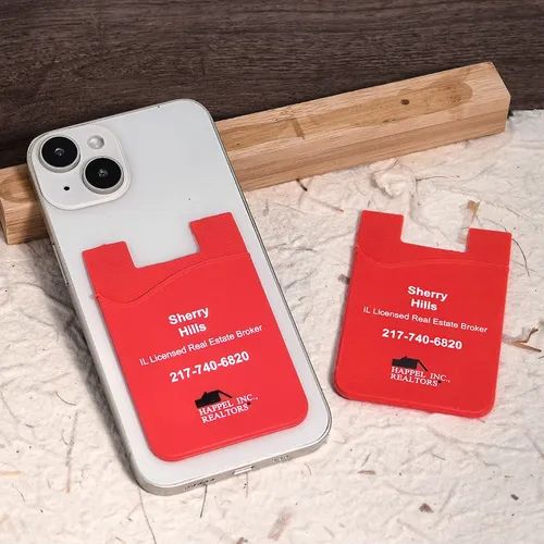 Silicone Phone Wallet Card Holder - Custom Hats Now
