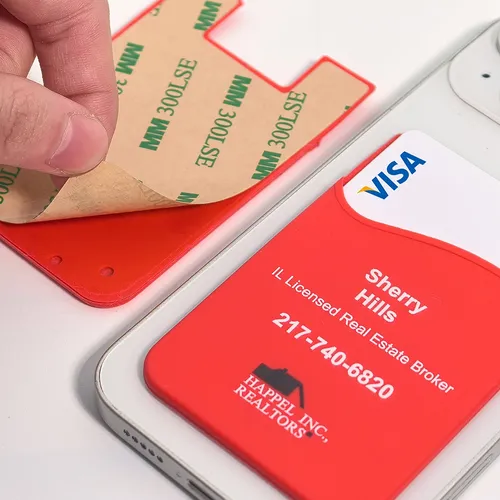 Silicone Phone Wallet Card Holder - Custom Hats Now