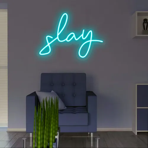 Slay Neon Sign - Custom Hats Now