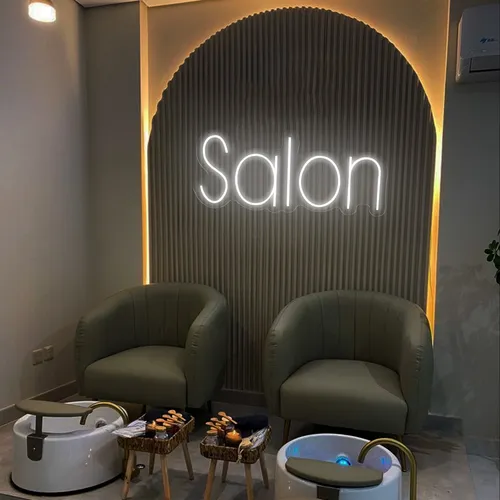 Salon Neon Sign - Custom Hats Now