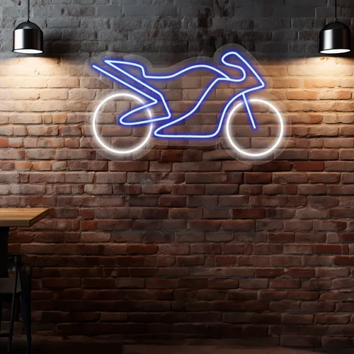 Custom Motorcycle Neon Signs - Custom Hats Now