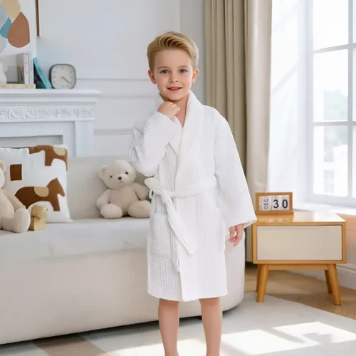 Custom Kids Waffle Robes - Custom Hats Now
