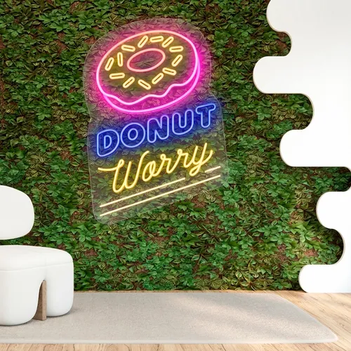 Custom Donut Neon Signs - Custom Hats Now