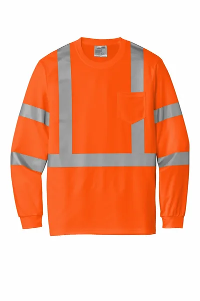 CornerStone ANSI 107 Class 3 Mesh Long Sleeve Tee. CS203 - Custom Hats Now