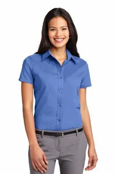 Port Authority Women's Short Sleeve Easy Care Shirt. L508 - Custom Hats Now